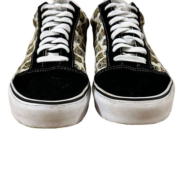 VANS ~ Old Skool Low Top Jaguar Black Men’s Canvas Suede Sneakers ~Size 9.5M/11W - Picture 3 of 13